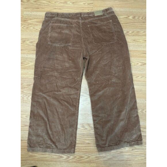 Cotton On - Cord Super Baggy Leg - Brown - Plus size size 18 20 22 - Picture 2 of 4
